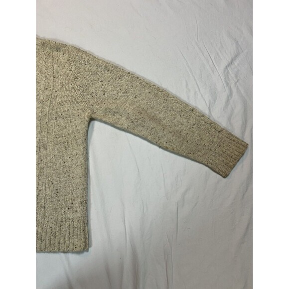 Marisa Christina Cable Knit Sweater Talbots Silk Wool VTG |‎ Cream | Size Medium - Picture 10 of 16
